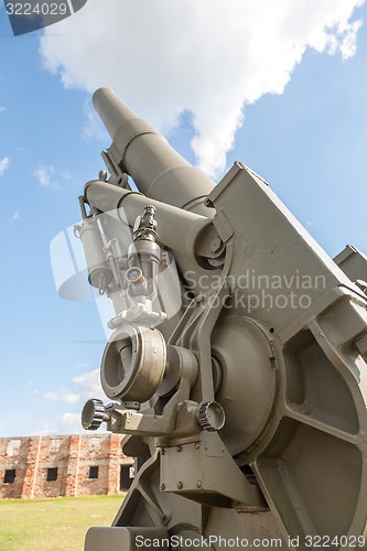 Image of Old weapons - anti-aircraft guns, after war in Croatia