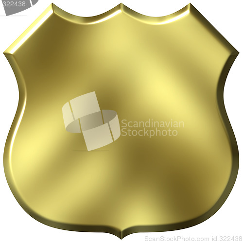 Image of 3D Golden Sign