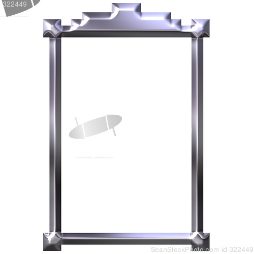 Image of 3D Silver Frame