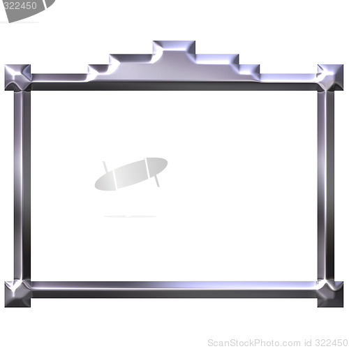 Image of 3D Silver Frame