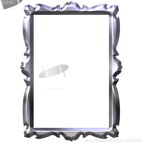 Image of 3D Silver Frame