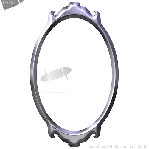 Image of 3D Silver Frame