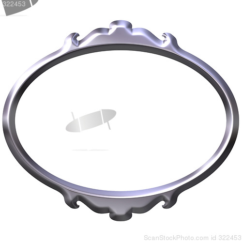Image of 3D Silver Frame