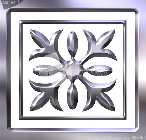Image of 3D Silver Ornament