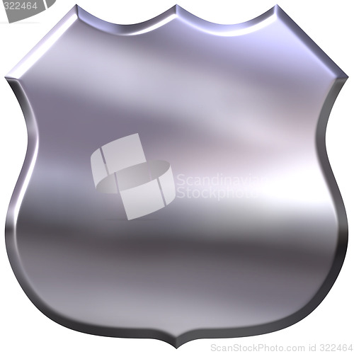 Image of 3D Silver Sign