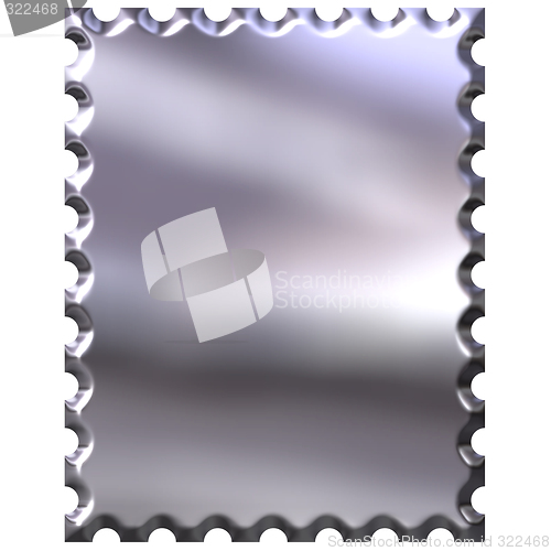 Image of 3D Silver Stamp