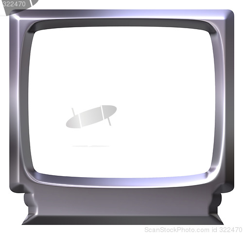 Image of 3D Silver TV