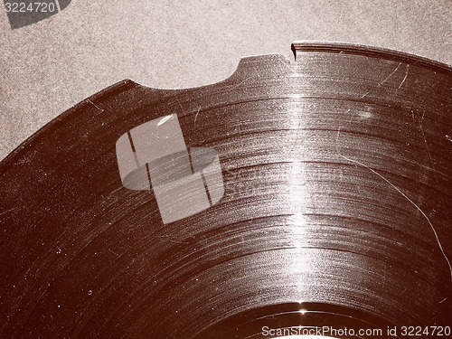 Image of Retro look Scratched record