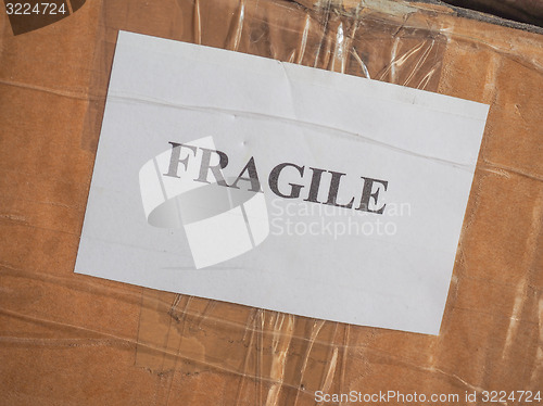 Image of Fragile sign