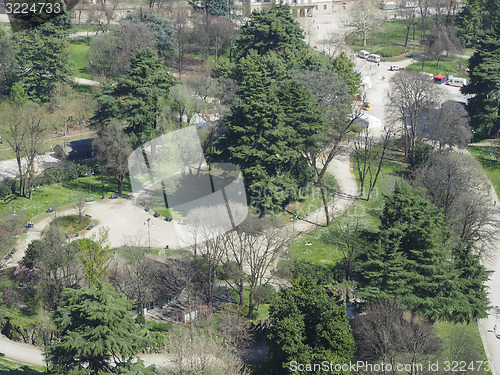 Image of Milan aerial view