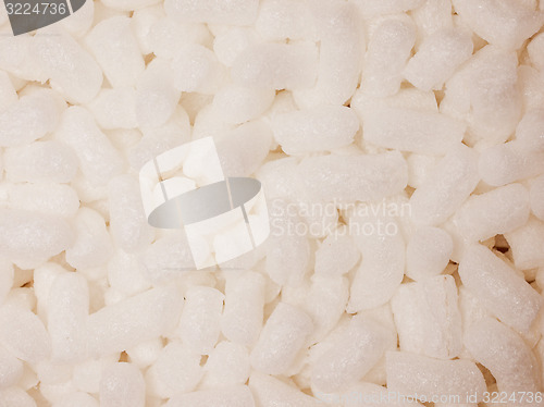 Image of Retro look White polystyrene beads background