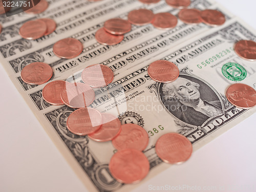 Image of Dollar coins and notes