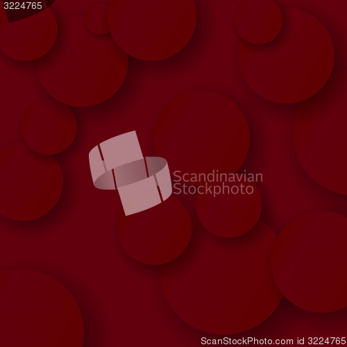 Image of Red Circle Background
