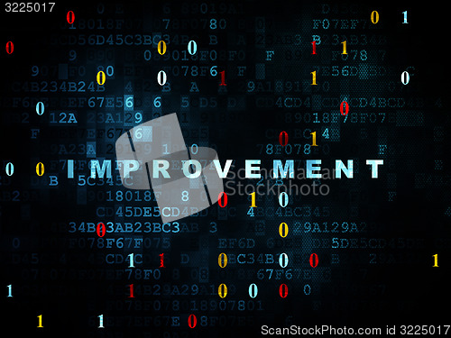 Image of Finance concept: Improvement on Digital background