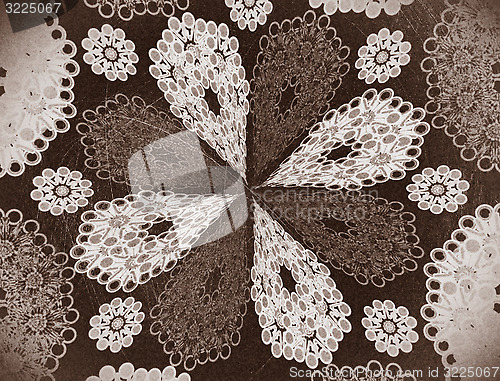 Image of old floral grunge wallpaper background