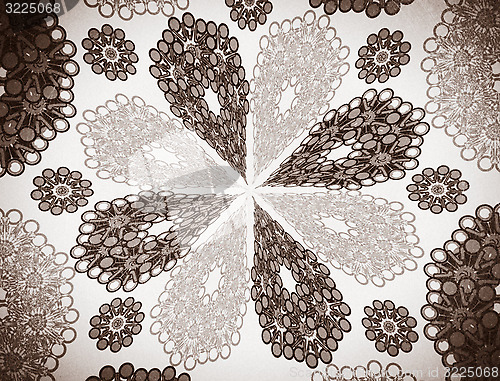Image of old floral grunge wallpaper background