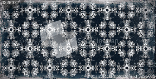 Image of old floral grunge wallpaper background