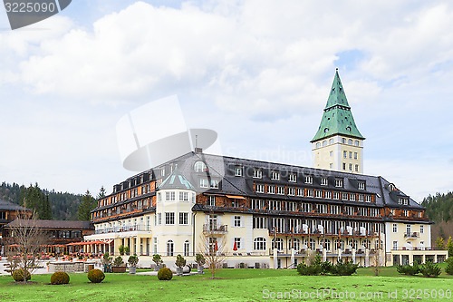 Image of The 41st forum Summit G7 in prestigious hotel Schloss Elmau