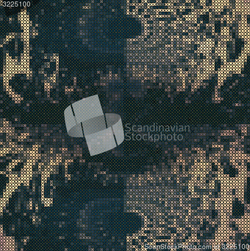 Image of old floral grunge wallpaper background