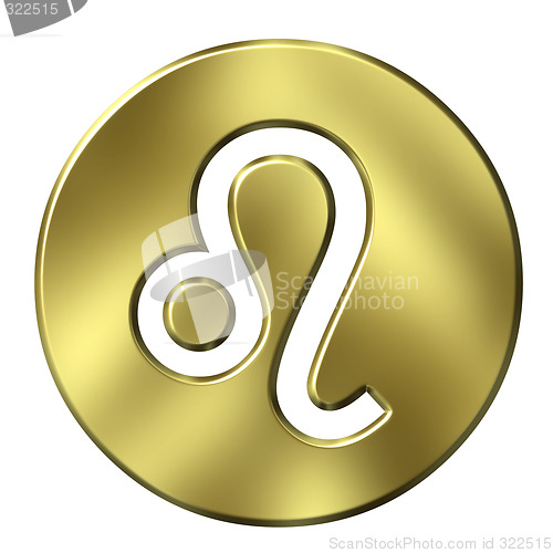 Image of 3D Golden Leo