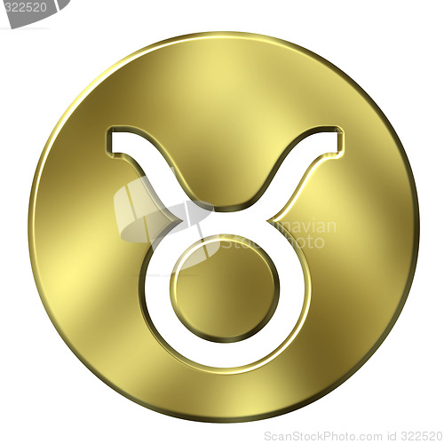 Image of 3D Golden Taurus