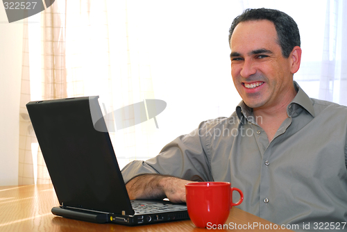 Image of Man with laptop