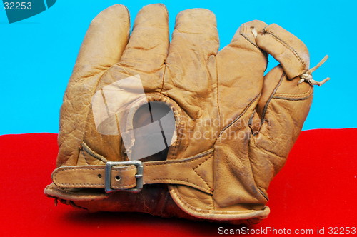 Image of antique baseball glove