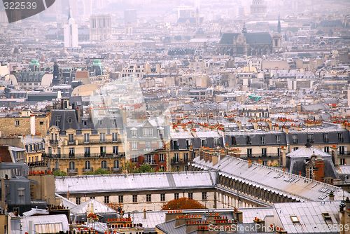 Image of Paris rooftops