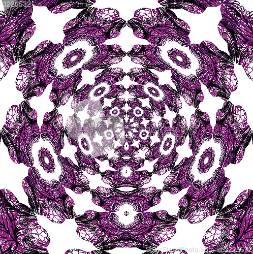 Image of old floral grunge wallpaper background