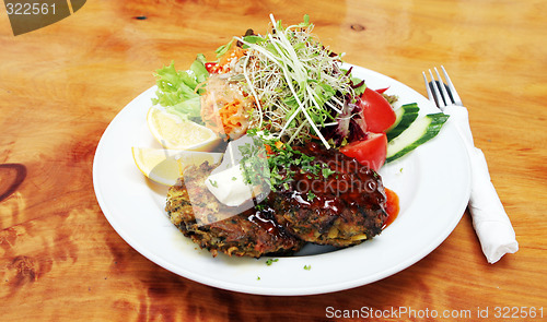 Image of Fresh mussel fritters