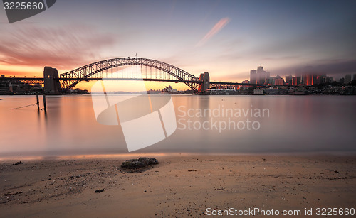 Image of Sunrise Sydney cityscape Australia