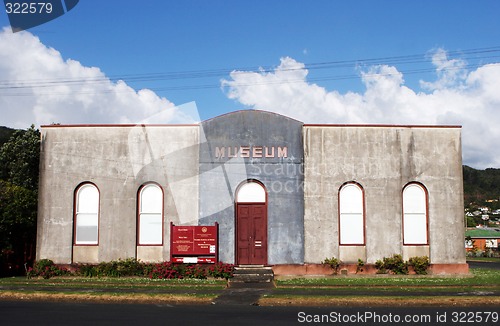 Image of Thames School of Mines and Mineralogical Museum in Thames, NZ.