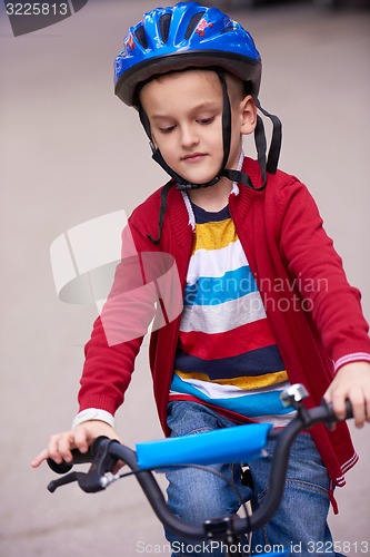 Image of boy on the bicycle at Park