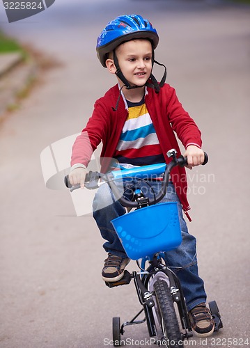 Image of boy on the bicycle at Park