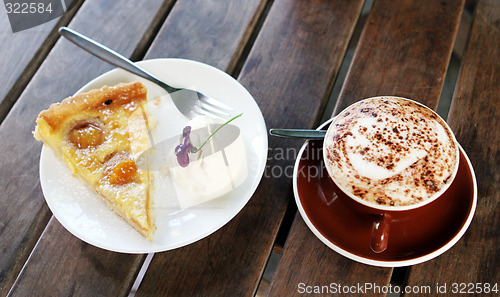 Image of Pie and coffee