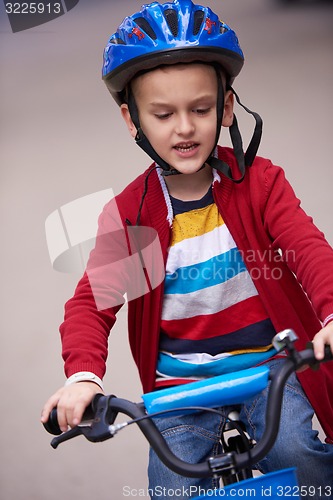 Image of boy on the bicycle at Park