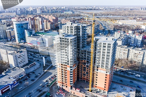 Image of Construction of residential house in Tyumen