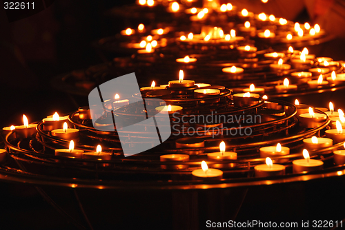 Image of Burning candles