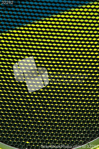 Image of yellow black patterns with a diagonal across the top
