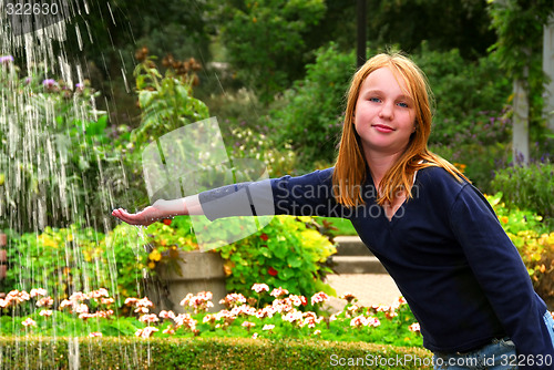 Image of Girl fountain