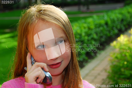 Image of Girl phone