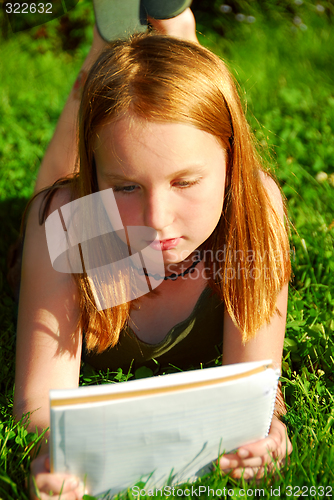 Image of Girl grass