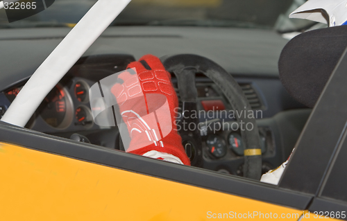 Image of Rally driver detail