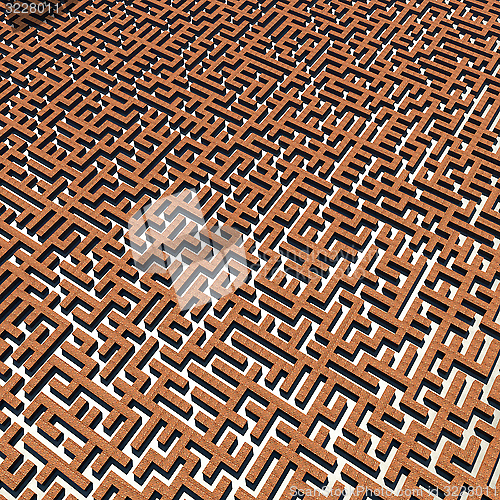 Image of Bricks labyrinth 