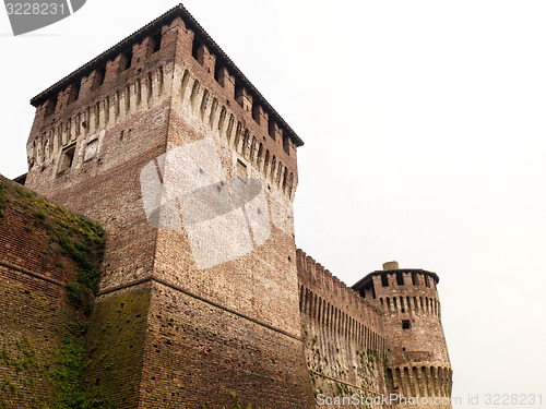 Image of Soncino medieval castle view in Italy