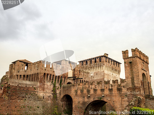 Image of Soncino medieval castle view in Italy