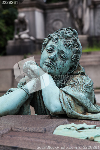 Image of Old Cemetery statue