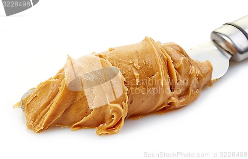 Image of peanut butter on a knife