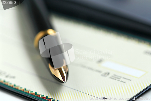 Image of Checkbook pen