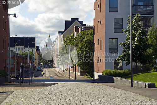 Image of Downtown of city in Europe